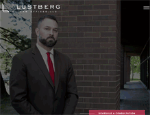 Tablet Screenshot of lustberglaw.com